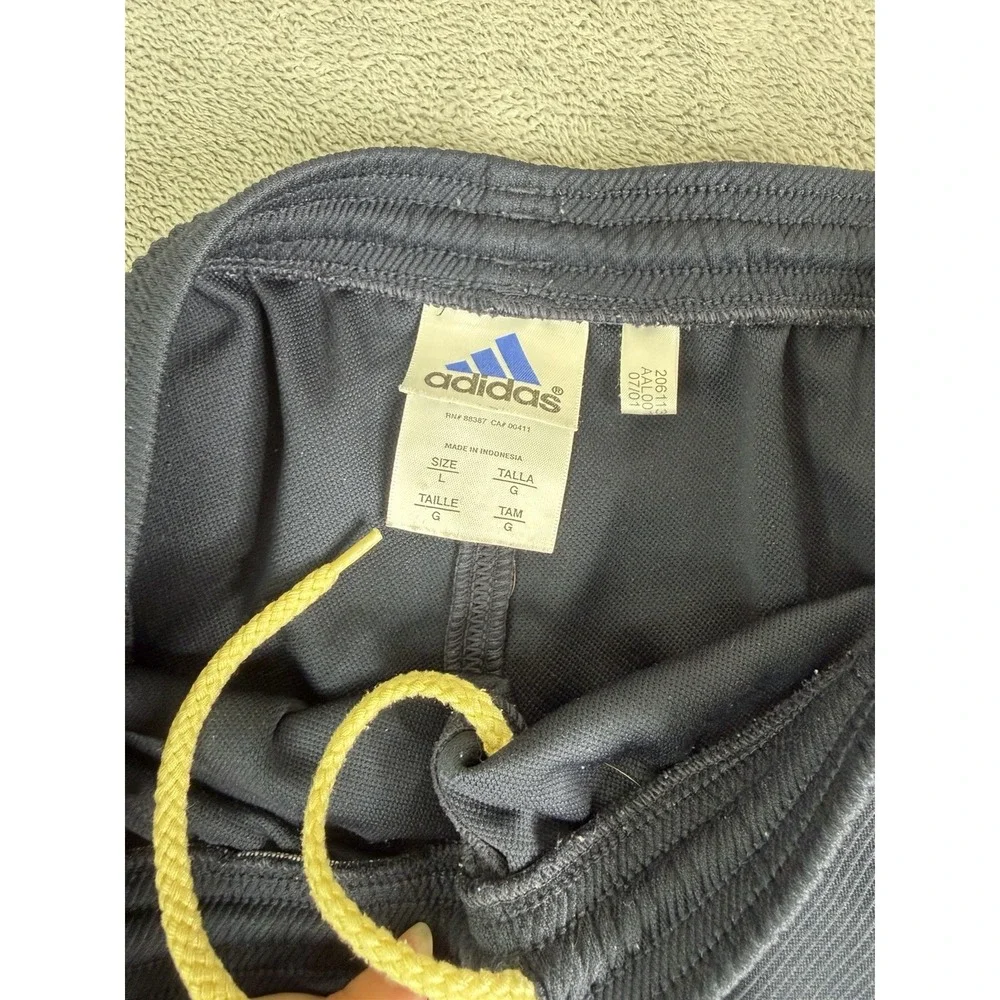 Vintage Y2K Adidas Track Pants Men's Size Large Blue